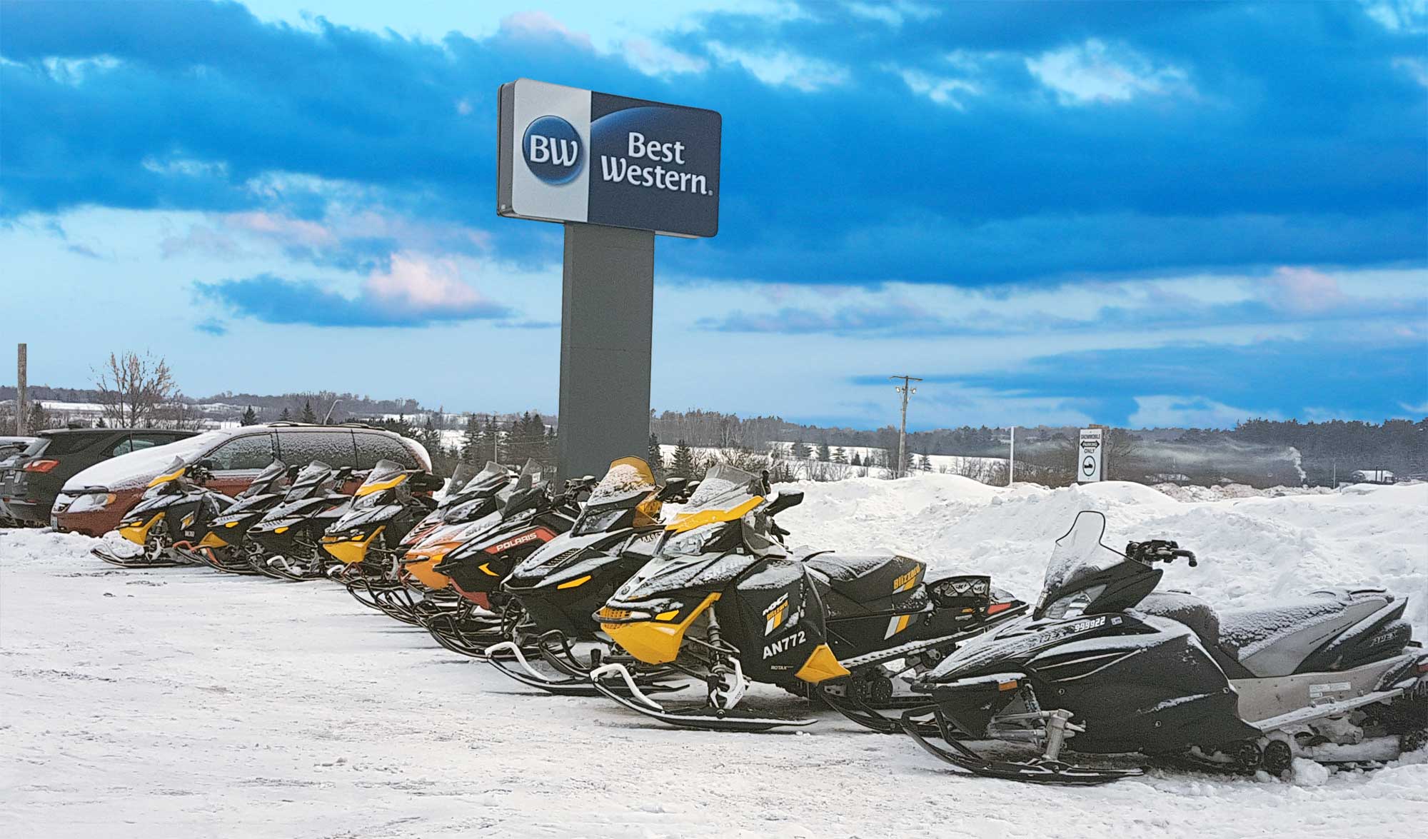 Snowmobilers Choose Best Western Pembroke Inn