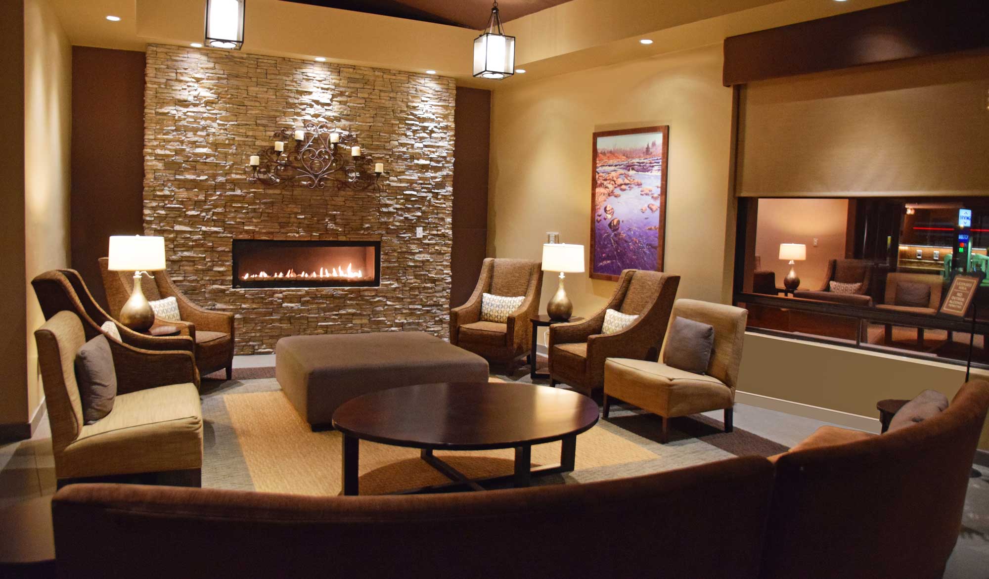 Warm and Cozy Fireplace