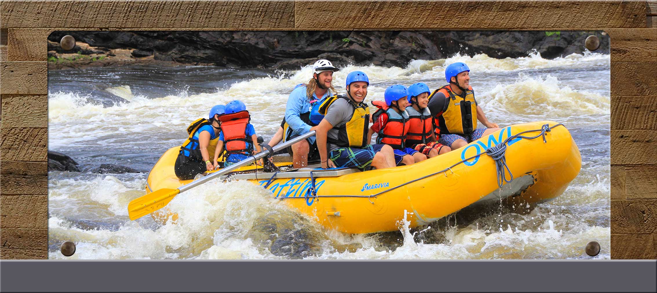 Book Your Family or Adventure Rafting Hotel Package
