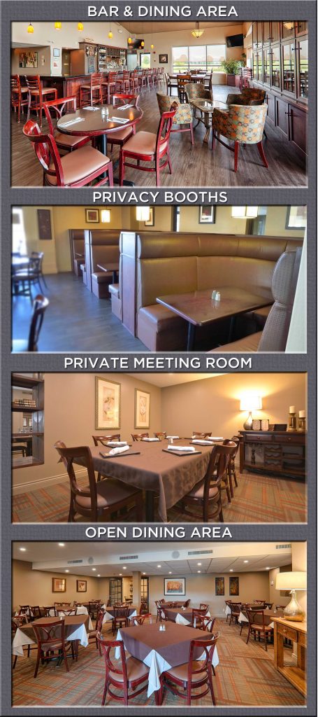 Restaurant and Private Dining Areas