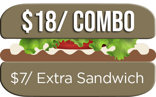 Roast Beef Sandwich Combo